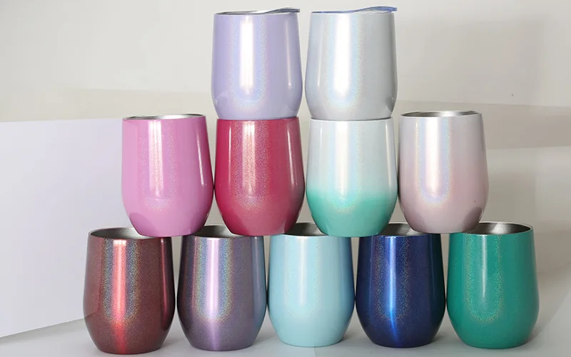 Стакан для вина из нержавеющей стали с двойными стенками 350 мл 12 унций