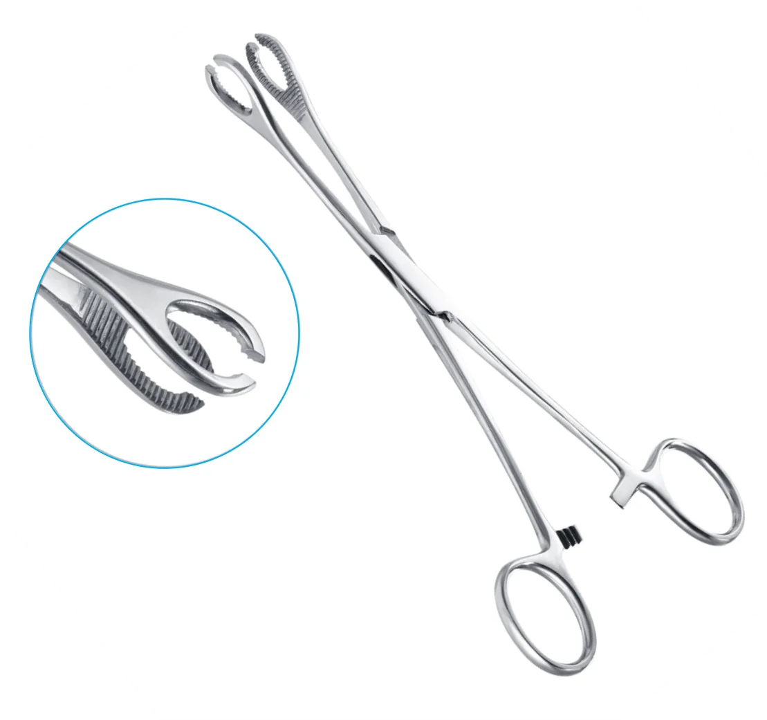 Body Jewelry Tools Septum Forceps Stainless Steel Needle Clamp Body Piercing Tool Professional Puncture Tool CE Approved