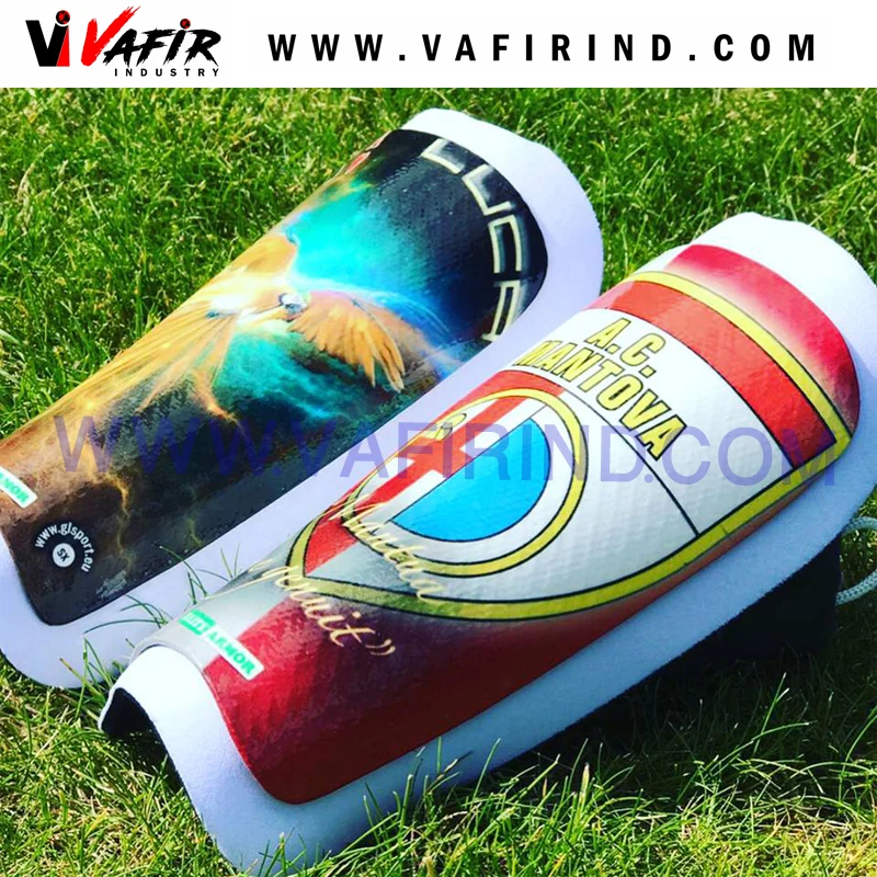 Customize 3 pieces Soccer Fiberglass Shinguard VI-SG051