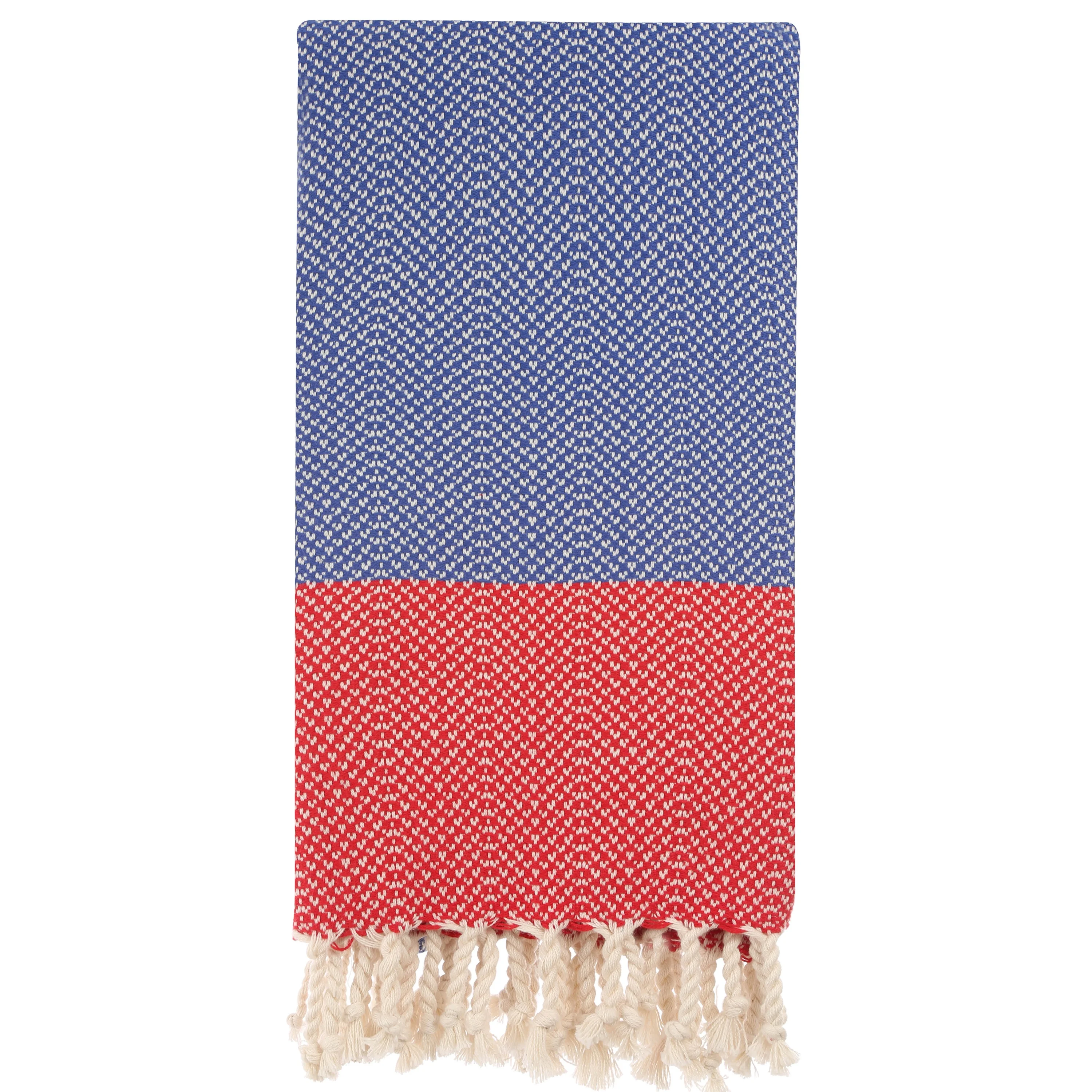 Jacquard Zig Zag Patterned Two-Colored Oversized Peshtemals Towels and Bath Accessories from 6 Years Gold Supplier %100 Cotton