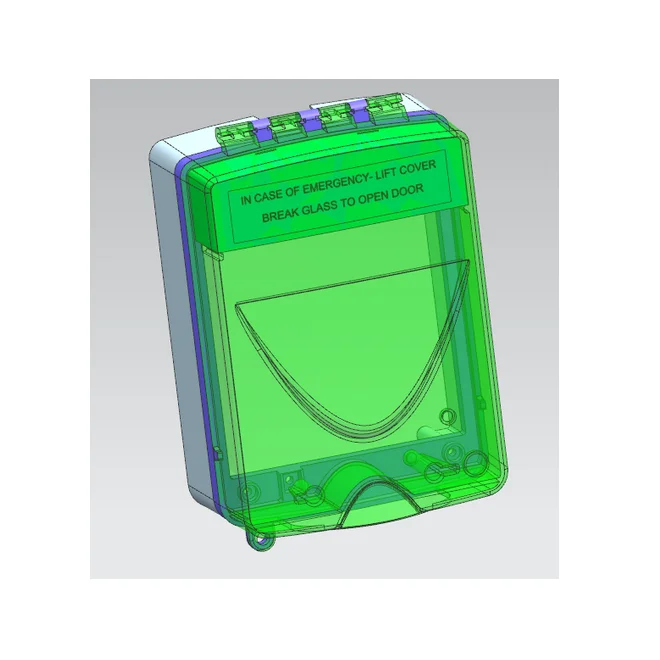 Highly Protective Mcp Protection Cover With Alarm Acrylic Material Fire Alarm Control Panel Protection Cover For Call P