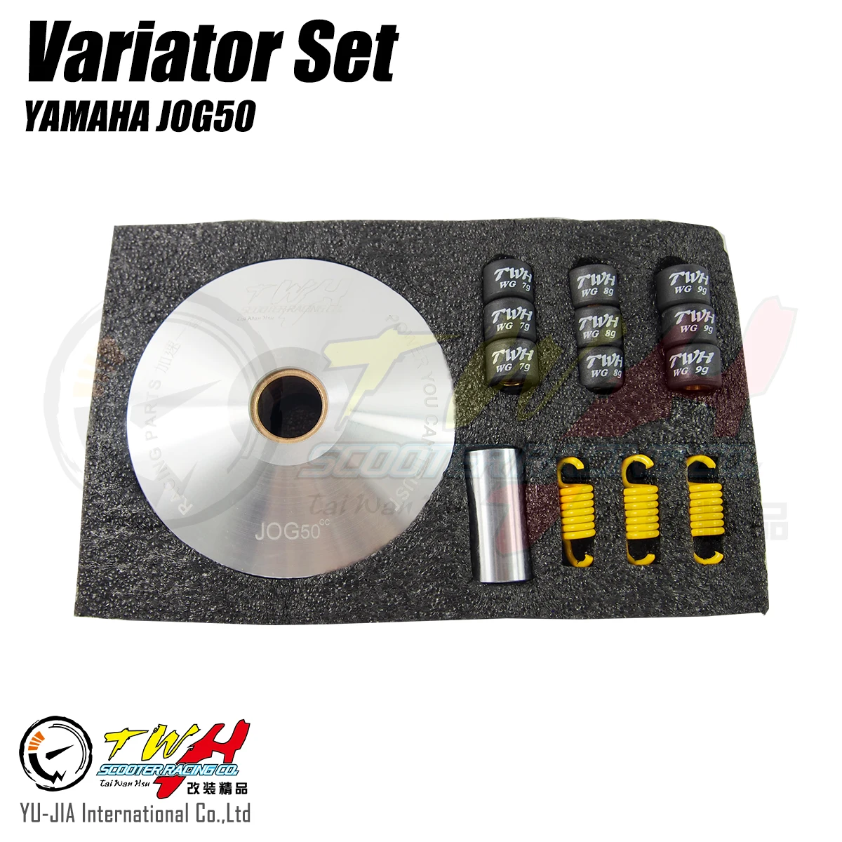 TWH Taiwan Made JOG50 Motorcycle Scooter Racing Pulley Set For YAMAHA