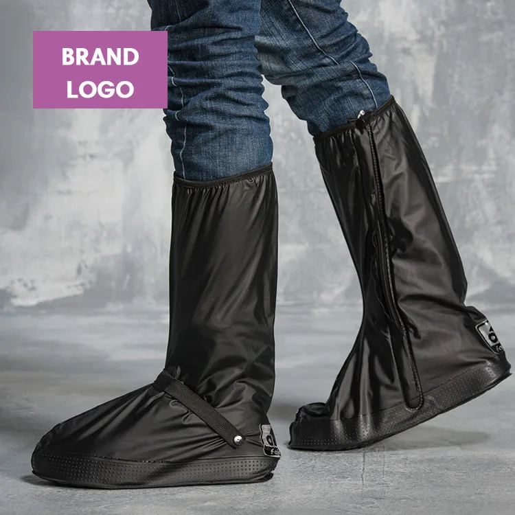 Custom logo pvc coating travel walker boot rain cover