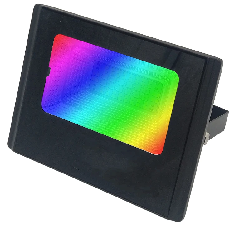 16Million Music RGBW 60W BLE App Control LED Flood Lights Outdoor Led Landscape Lightings RGBW wifi Smart Floodlights