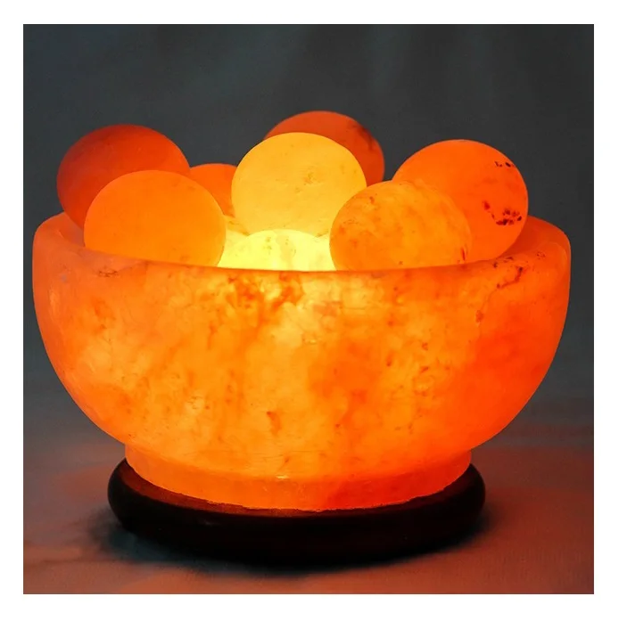 Top trending 2022 Himalayan Rock Salt Moon & Sun Shape USB Salt Lamp with Wood Sheet design on Pink Salt in multi color Bulb