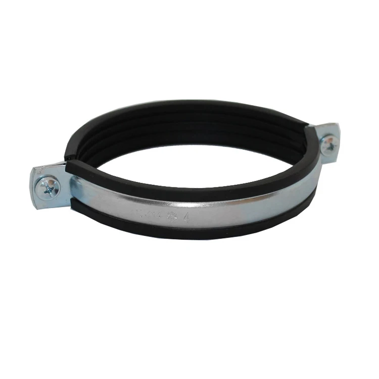 Надежные оцинкованные стальные и резиновые зажимы для труб 110-114 (4 дюйма) зажим держателя трубы