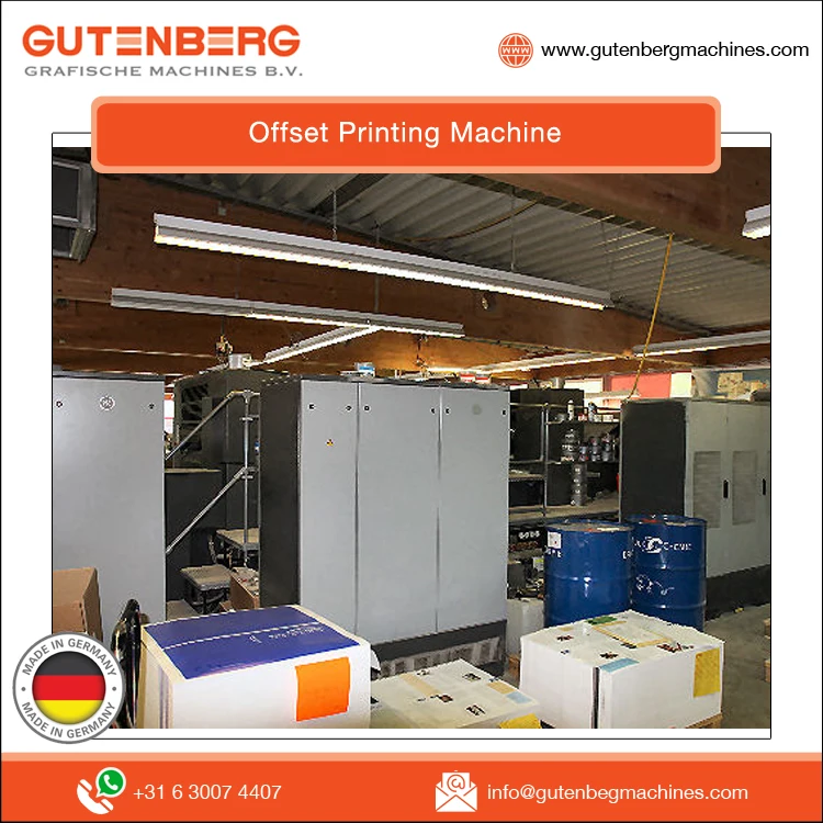 World Wide Supply of Top Quality Multi-Color Automatic Used Offset Printing Machine