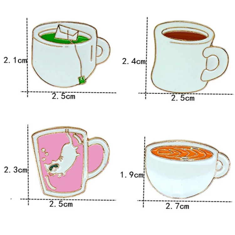 In Sock Flag Fish Brooches Pin Black Enamel Broche Badge Safe