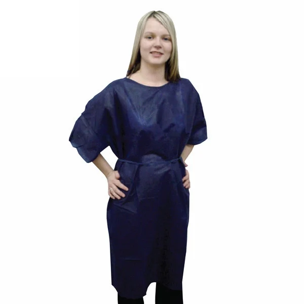 Medical Disposable Non-woven Hospital Clothing Patient Gown OEM ODM Stretchy Spandex Medical Scrub Set Hospital Uniform