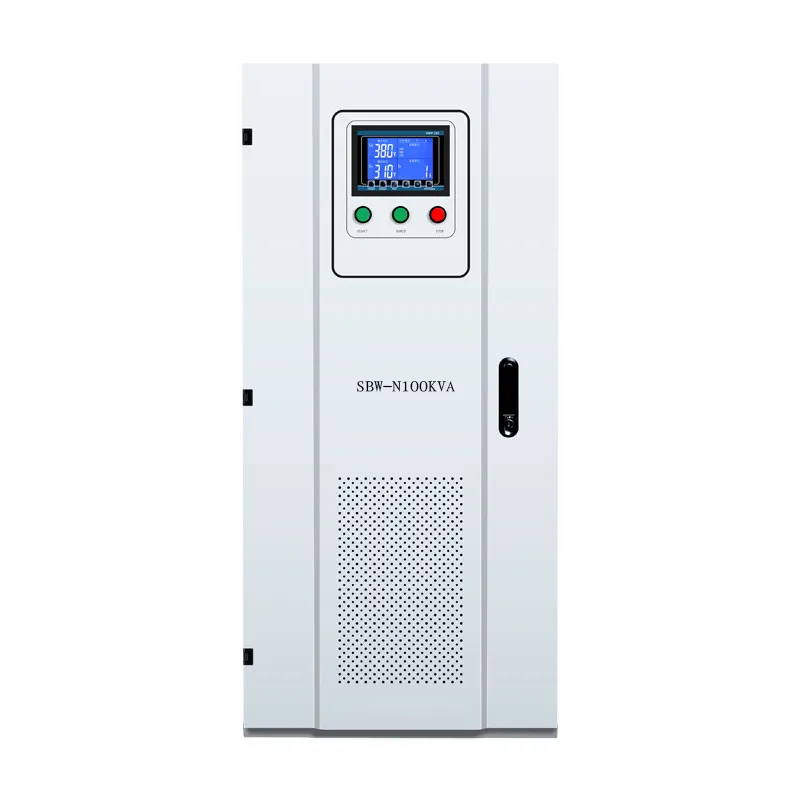 100KVA 220V 380V factory price 3 phase servo voltage regulator 100KVA 220V voltage stabilizer