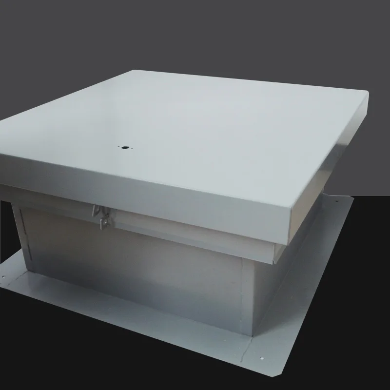 Anti-corrosion Grey Baked Enamel Polyester large size aluminum roof hatch