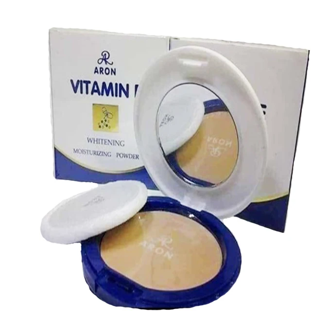 AR Mineral Makeup Vitamin E Whitening Moisturizing Powder with Sunscreen Waterproof Face Powder