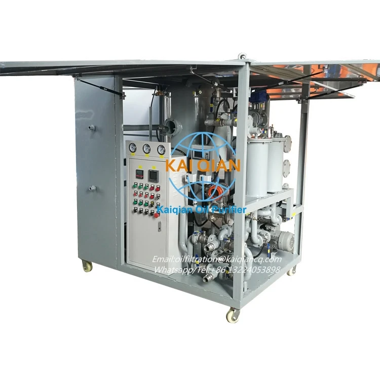 Double Stage Vacuum Transformer Oil Purifier Used Oil Filtering Machine Oil Filtration machine Purifier