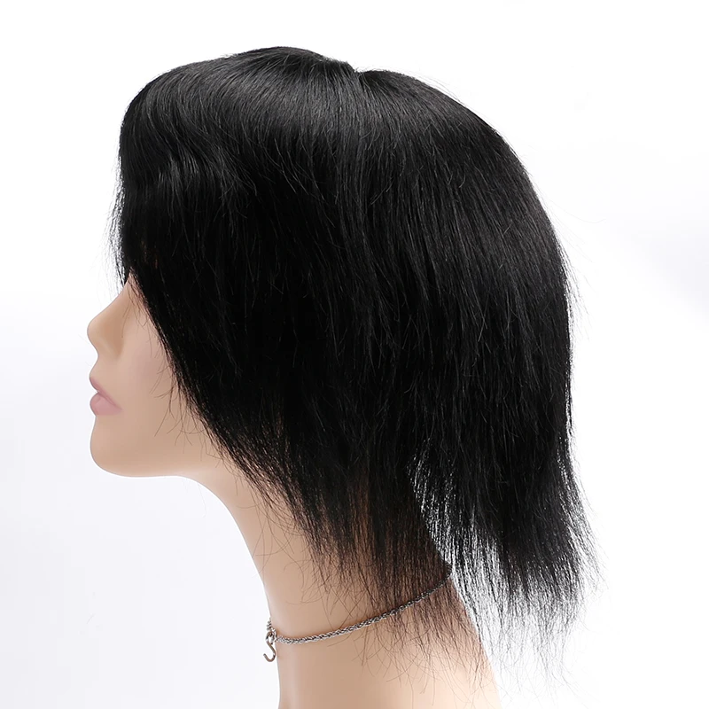 High quality Natural Hairline Man Wigs Hair System Natural 100% Human Hair Toupee For Men