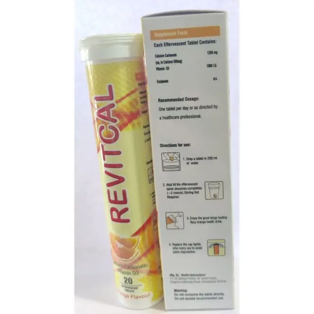 Hot Selling Health Care Calcium Effervescent Tablets from India