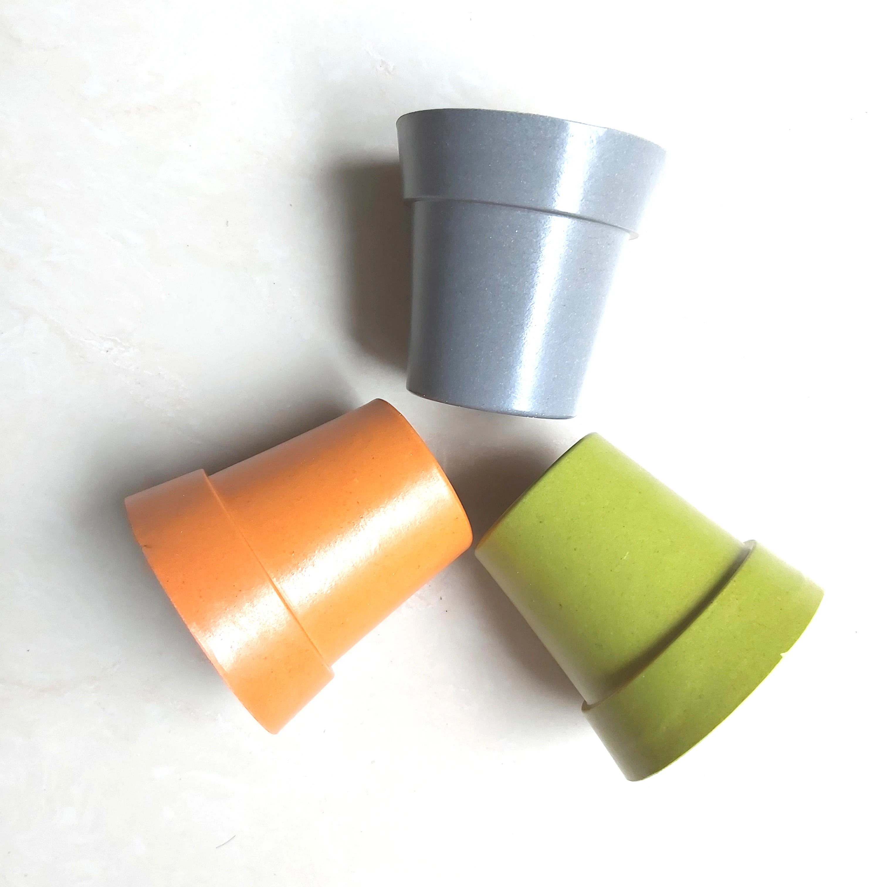 Environmental biodegradable flower pot bamboo garden 8x8 cm small pots