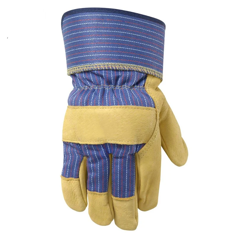  Рабочие перчатки vCow из спилка для водителей многофункциональные грузовиков складов сада фермы мужчин и женщин работы на открытом воздухе