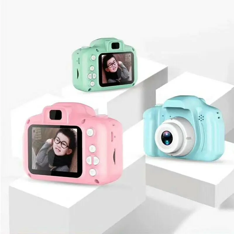 Hot amazon travel  toy funny  kids video camera cute  digital camera 2M pixel HD  children for children multi language appareil