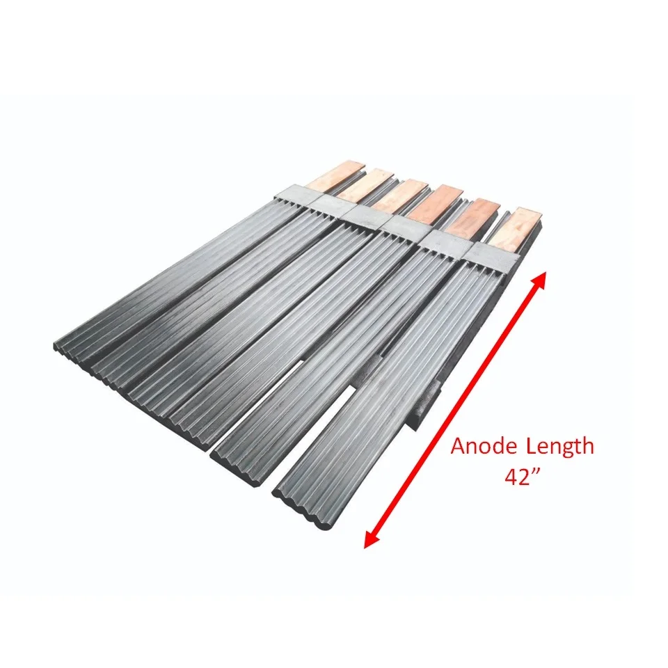 Жесткое гофрированное/волнистое аноды-42 дюйма от Selayang Metal Industries Sdn. Bhd. Фабрика