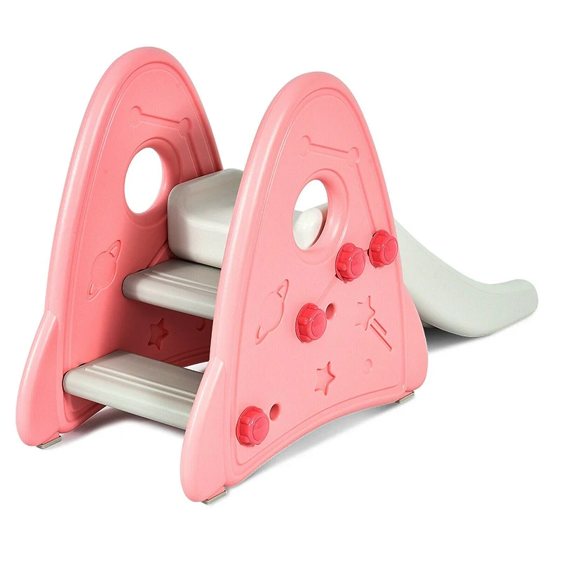 
Stable Indoor Mini Inflatable Pool With Plastic Slide Kids Sliding Toys Playground 