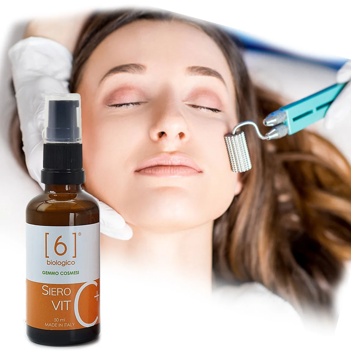Face Skin Serum with Vitamin C Retinol and Hyaluronic Acid - For Eye Contour and Dermaroller