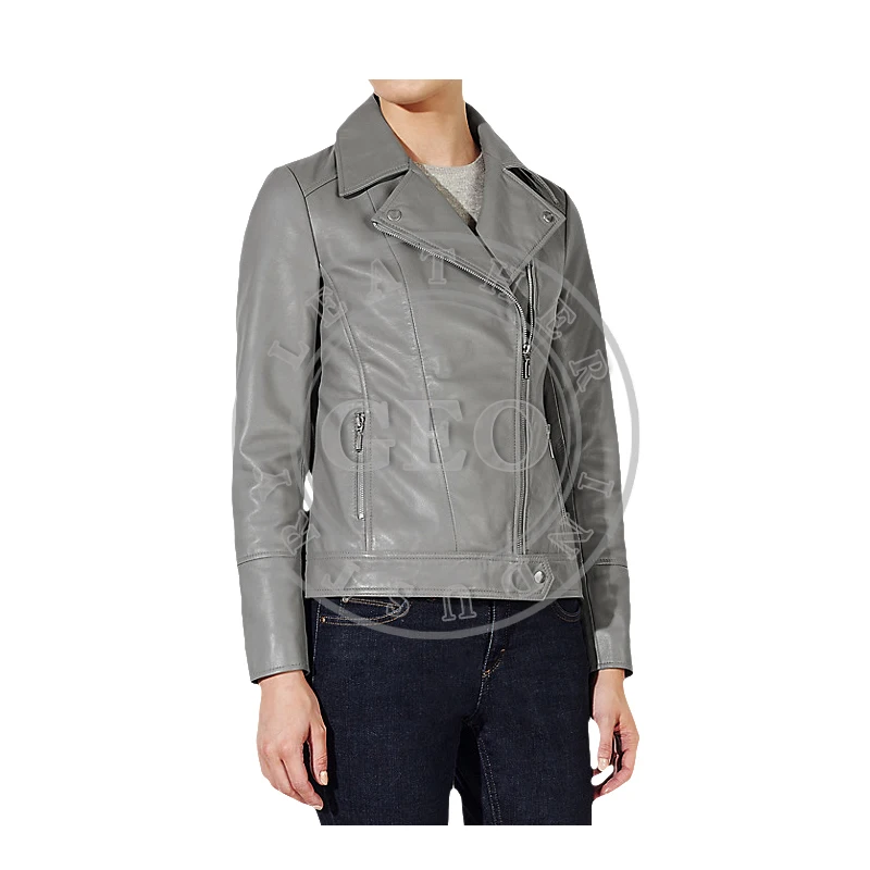 Мотоциклетные кожаные женские куртки