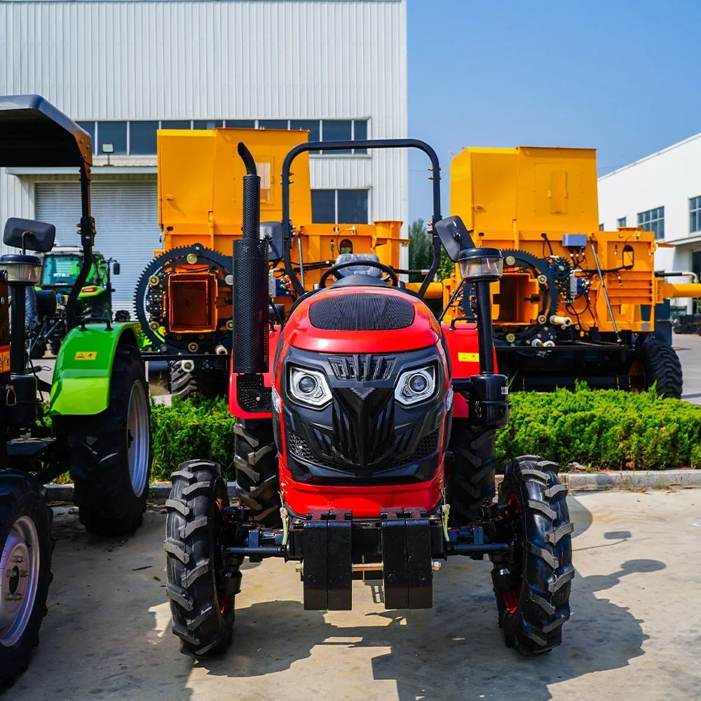 Mini tractor 25 30 35 40 45 50 60 hp 4wd farming machinery ploughing equipment