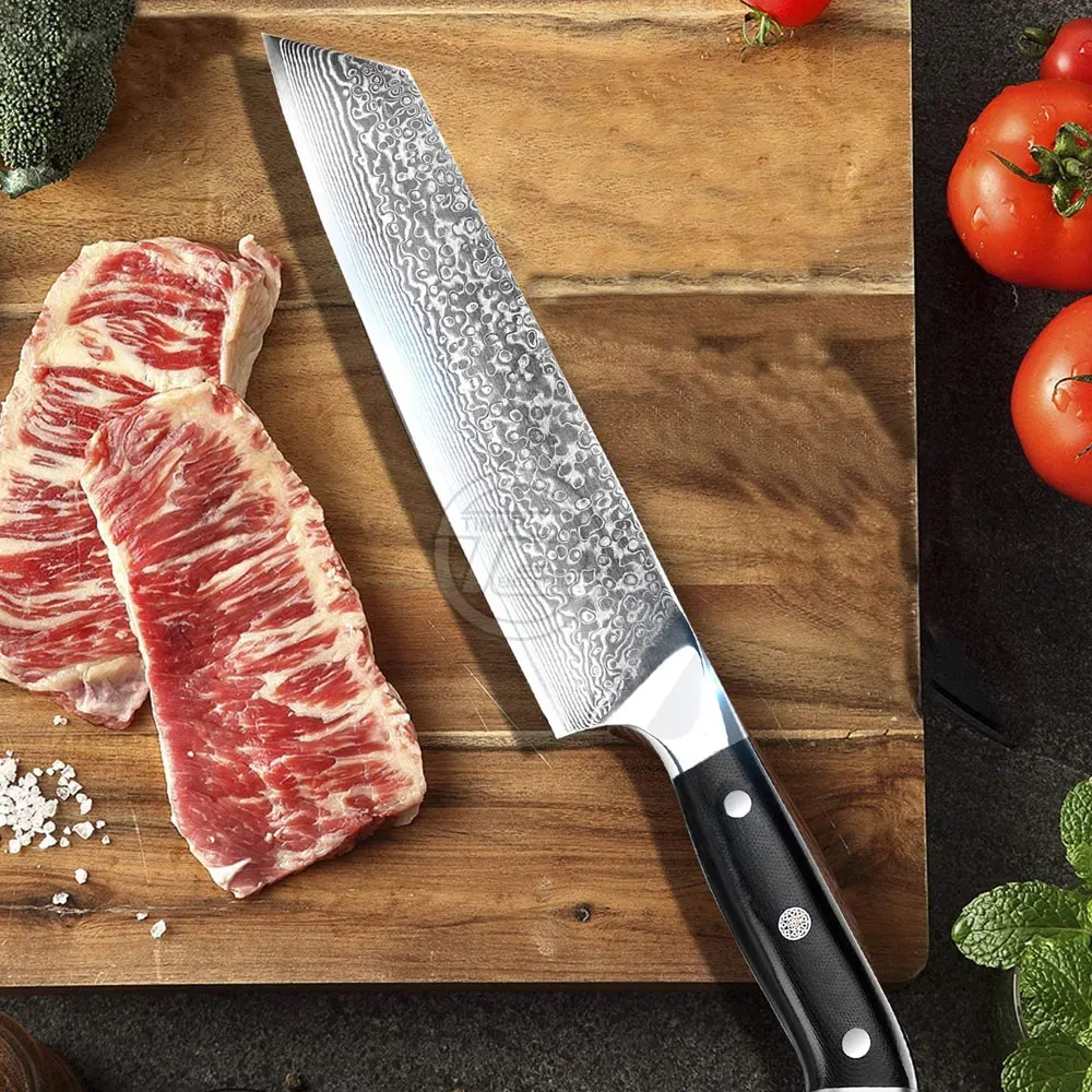 Stainless Steel Knives Kitchen Blade Wooden Handle Kitchen Knives Design Custom Logo Kitchen Knives