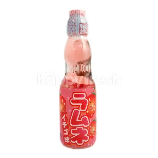 Manufacturers are the best in wholesale  Hatha Mineral Spring Bottled Ramune Strawberry Flavor 200ml 30 pieces A large quantity