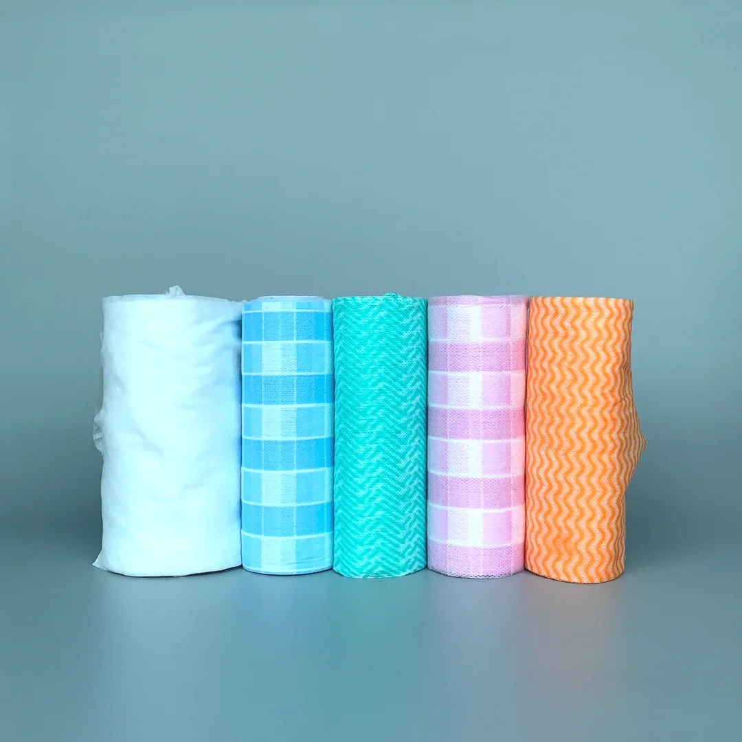 Высококачественные многофункциональные сухие салфетки. Одноразовый биоразлагаемый многоразовый. Нетканые ткани