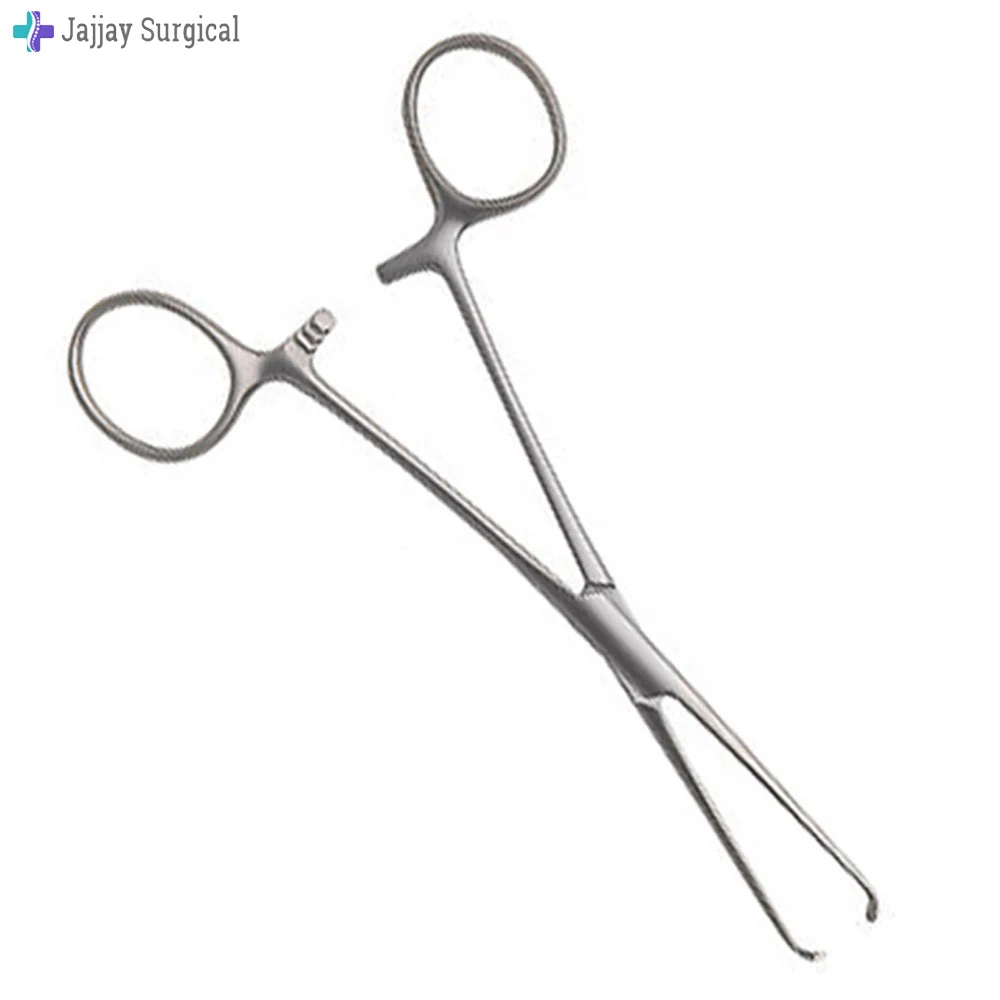 Щипцы для салфеток Allis с зубцами 4x5 16 см хирургические инструменты медицинские