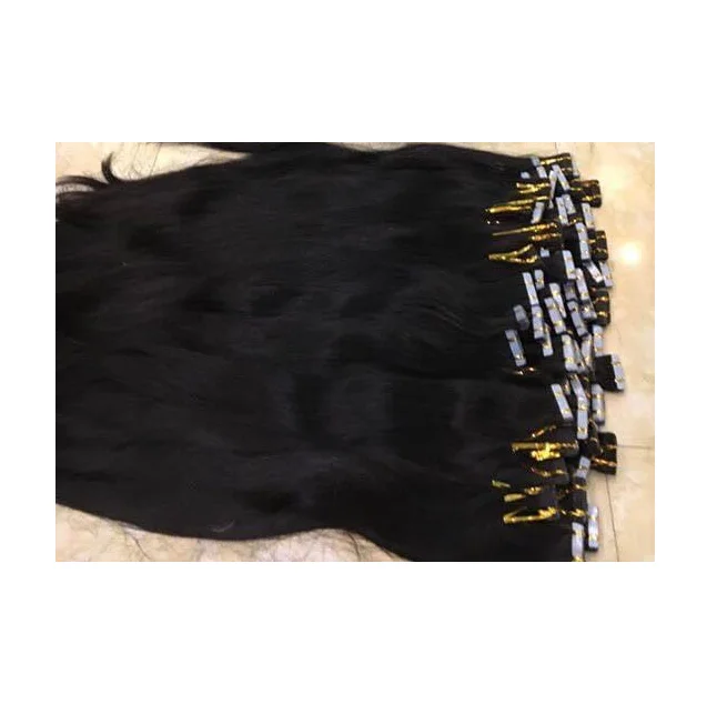 
Человеческие волосы оптом, черные ленты для наращивания волос во Вьетнаме 