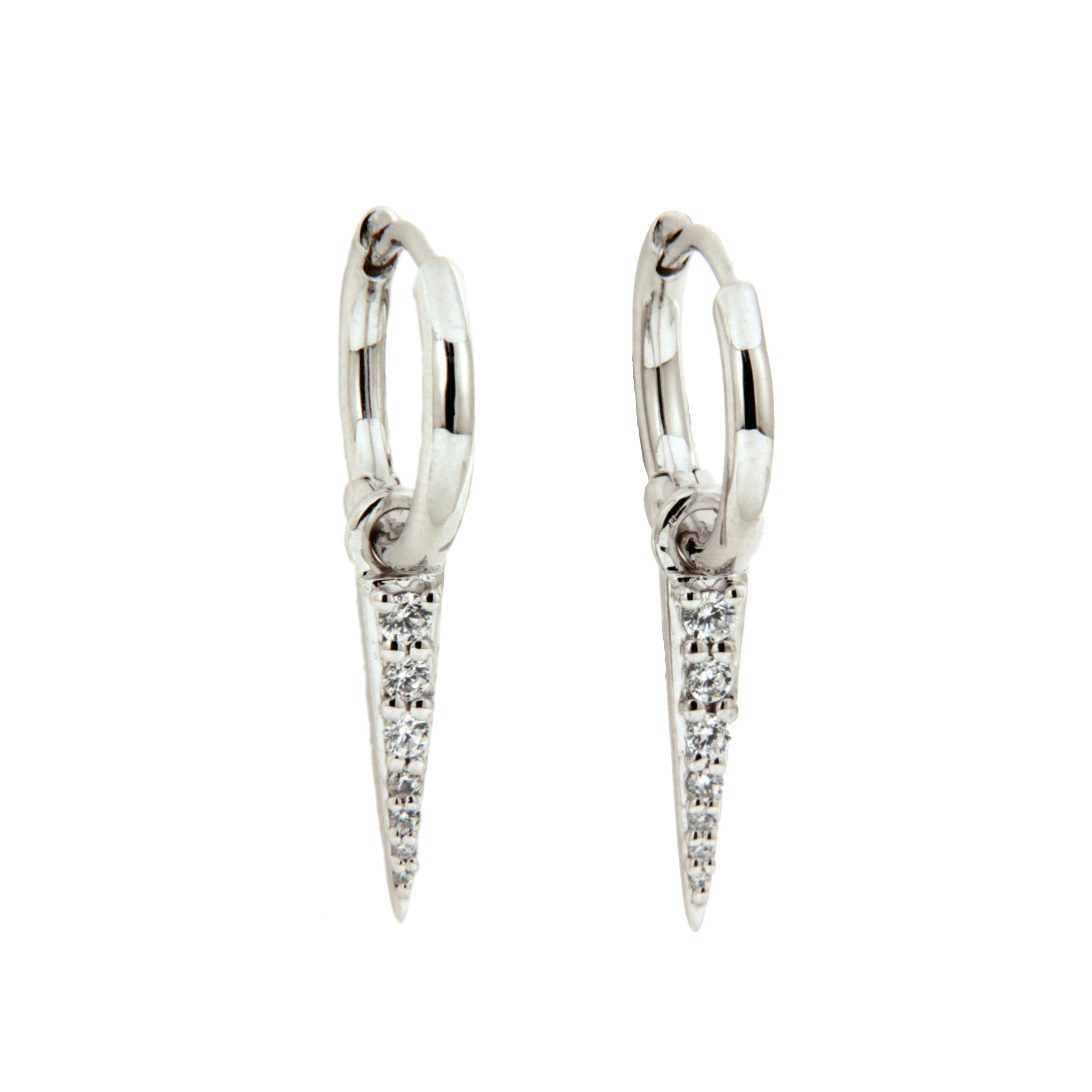 
Серьги из серебра 925 пробы с фианитами 