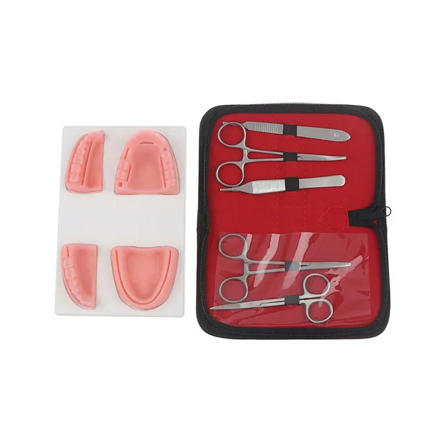 Premium Custom Logo Dental Instrument Suture Kit with Dental Pad Professional Quality Elegant Packaging for Dentist Training