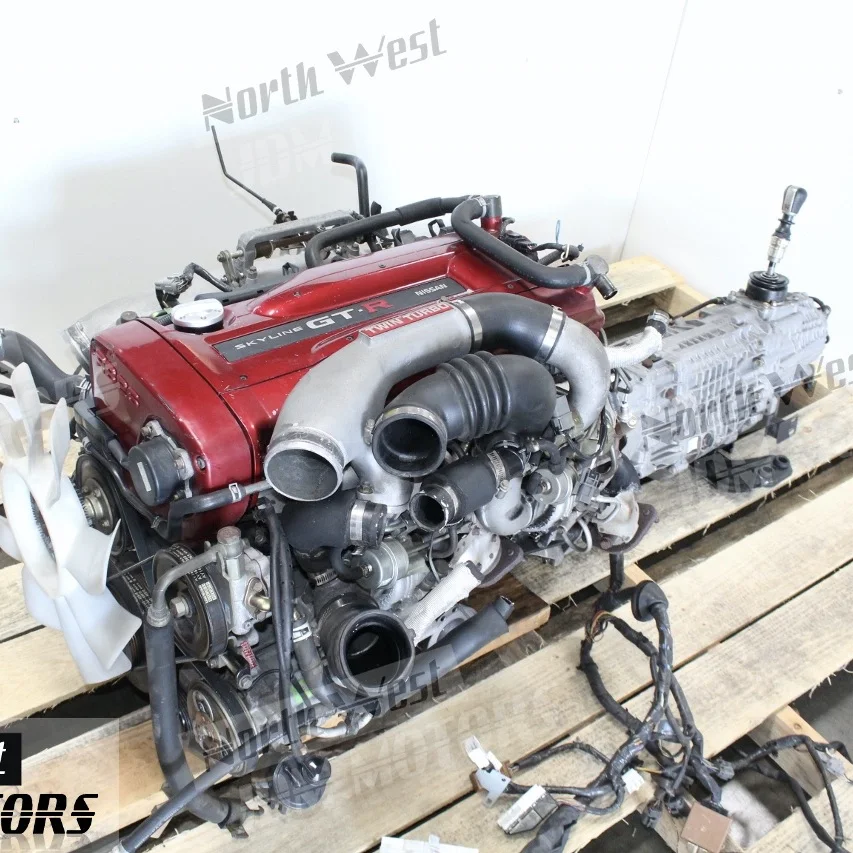 1999-2002 NISSAN SKYLINE GTR R34 RB26DETT TURBO ENGINE SWAP 2.6L