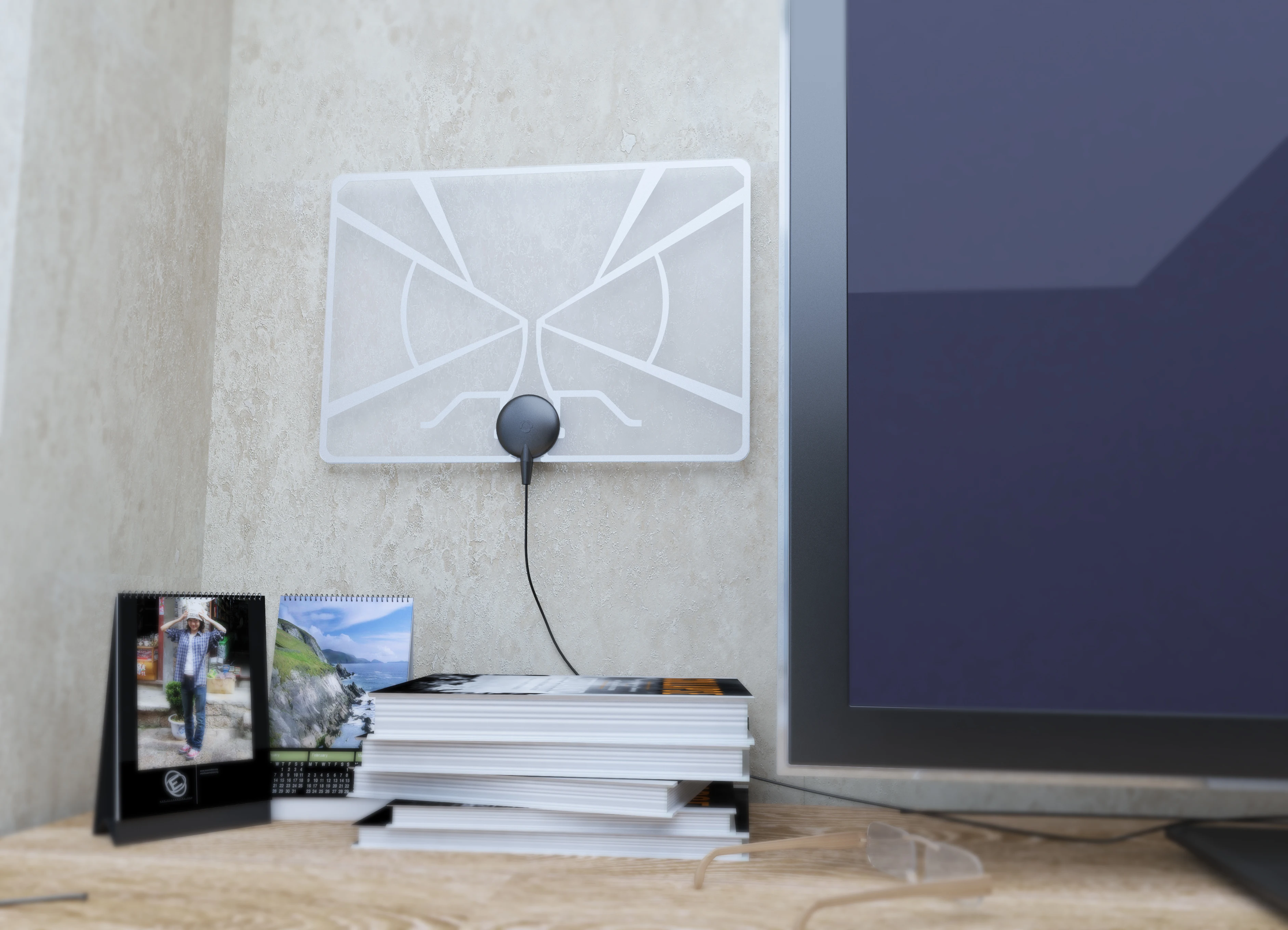 Indoor New Design TV UHF antenna BAS-5324-P