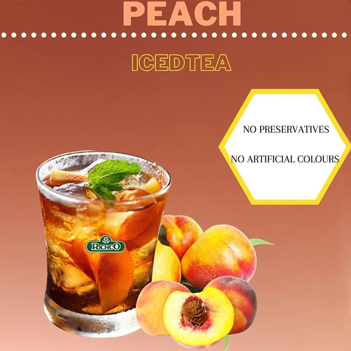 Мгновенный Персиковый Порошок освежающий чай с естественным ароматом ледяной фруктовый для мгновенного приготовления без консервантов