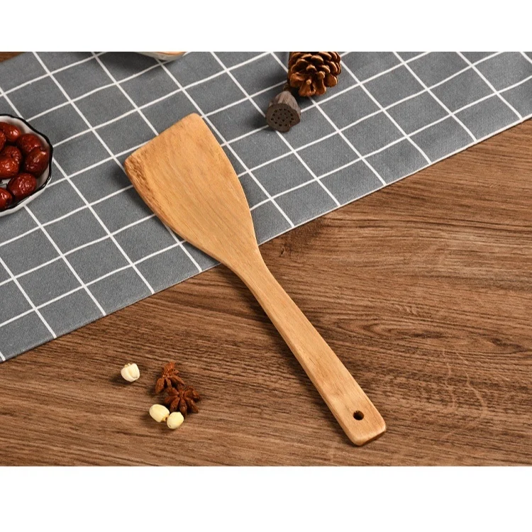 Wooden Spoons for Cooking Bamboo disposable Utensil Set Nonstick Kitchen Premium Quality Housewarming Gifts for Everyday Use