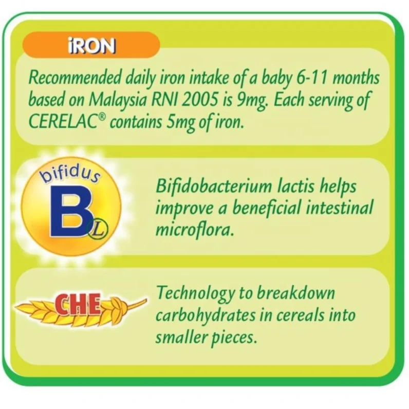 
Cerelac Cereals with Milk Rice & Soya 350g Halal Baby Cereal 