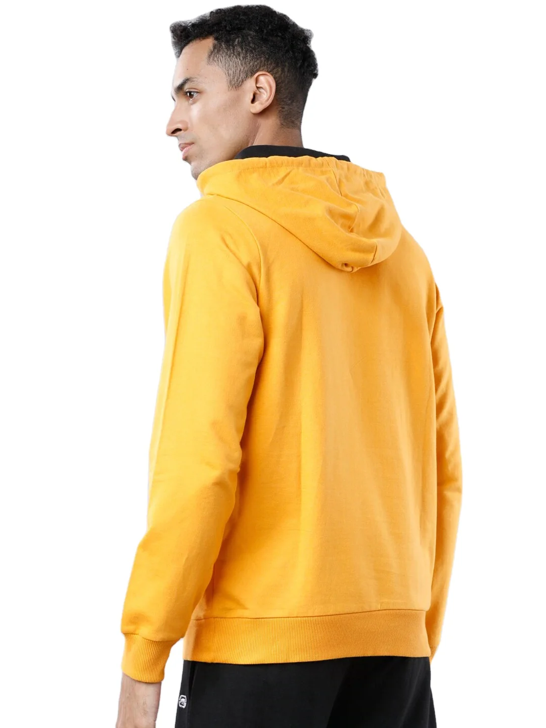 Лидер продаж Толстовка для мужчин онлайн-покупки Мужская Желтая толстовка с капюшоном и принтом лучшее качество оптовая продажа на заказ