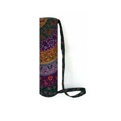 New Indian Traditional Mandala Flower Yoga Mat Carrier Bag Mandala Large Bags With Shoulder Strap  Good Quality Product Yoga Bag