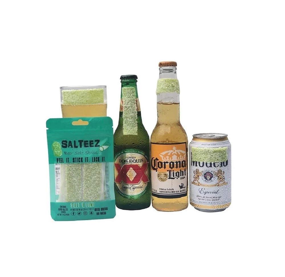 Пивные соляные полоски Salteez-соль и Лайм-готов к отправке из США