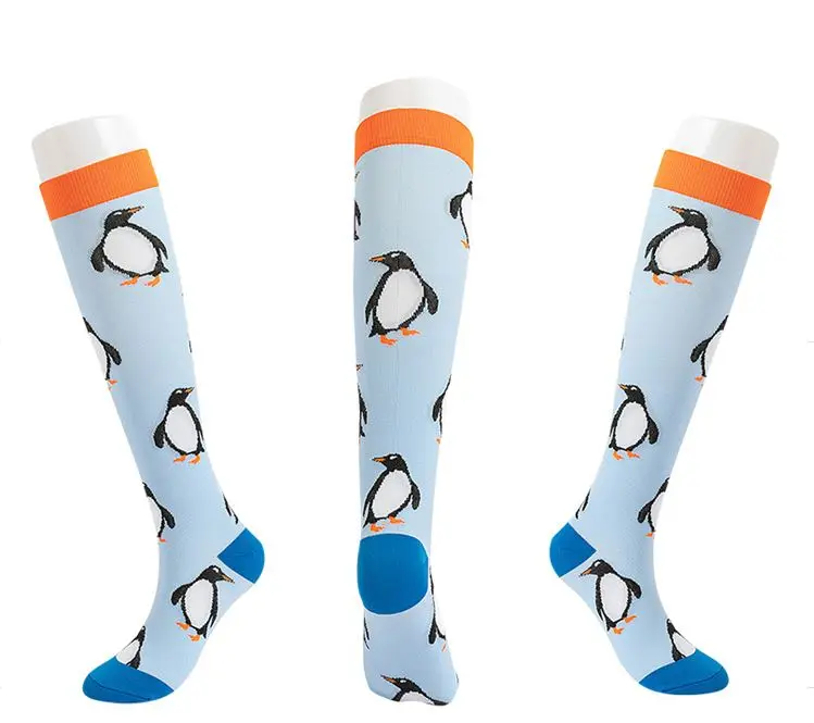 
penguins design Compression socks for men and women 