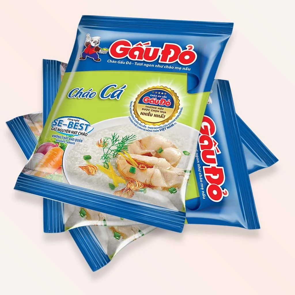  Мгновенная каша с рыбой GAUDO новый вкус супер вкусный и здоровый для домашнего