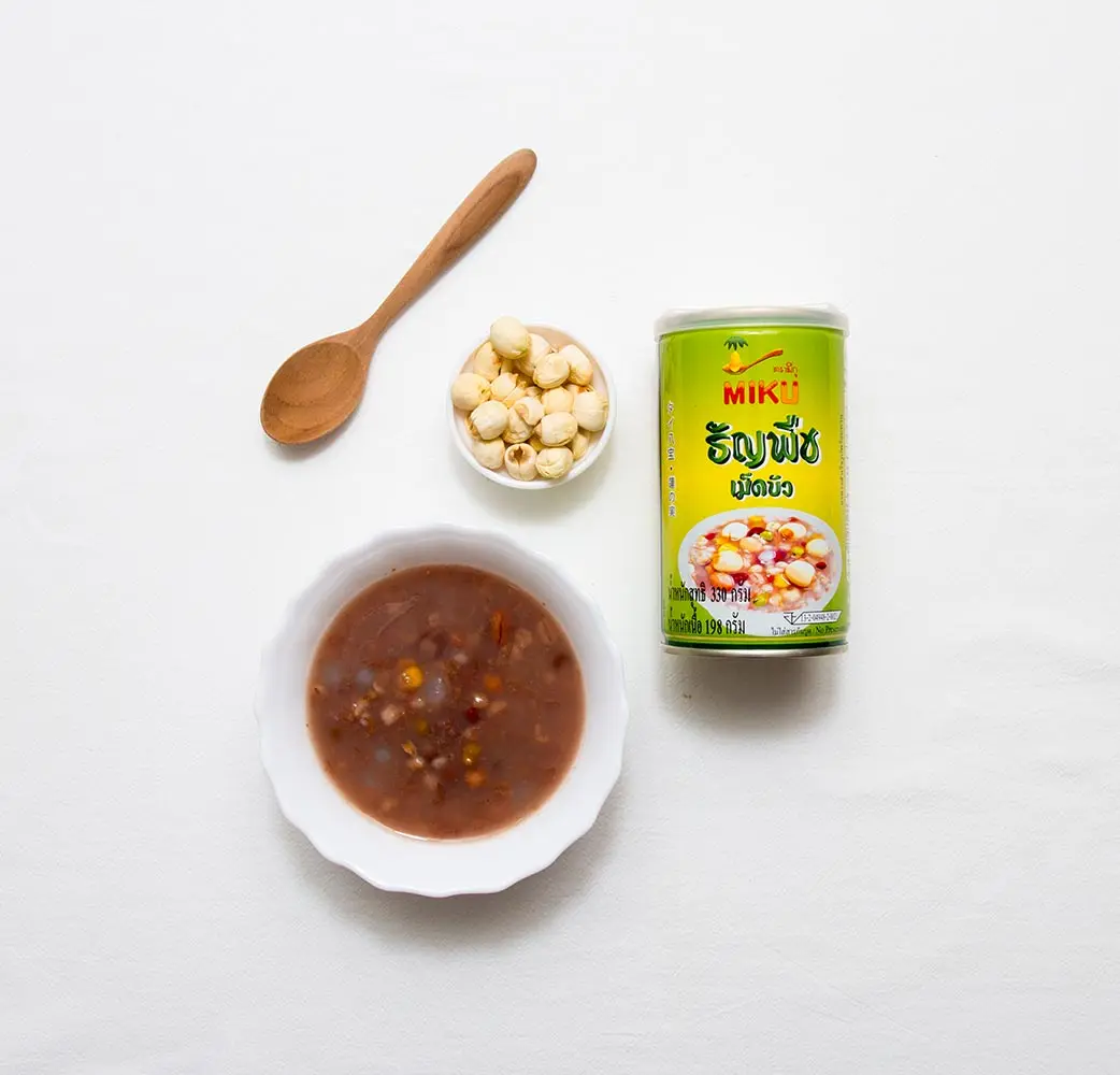 MIKU Porridge Cereals with Lotus Seed Desserts Keto Vegan Halal Low Calories Gluten Free
