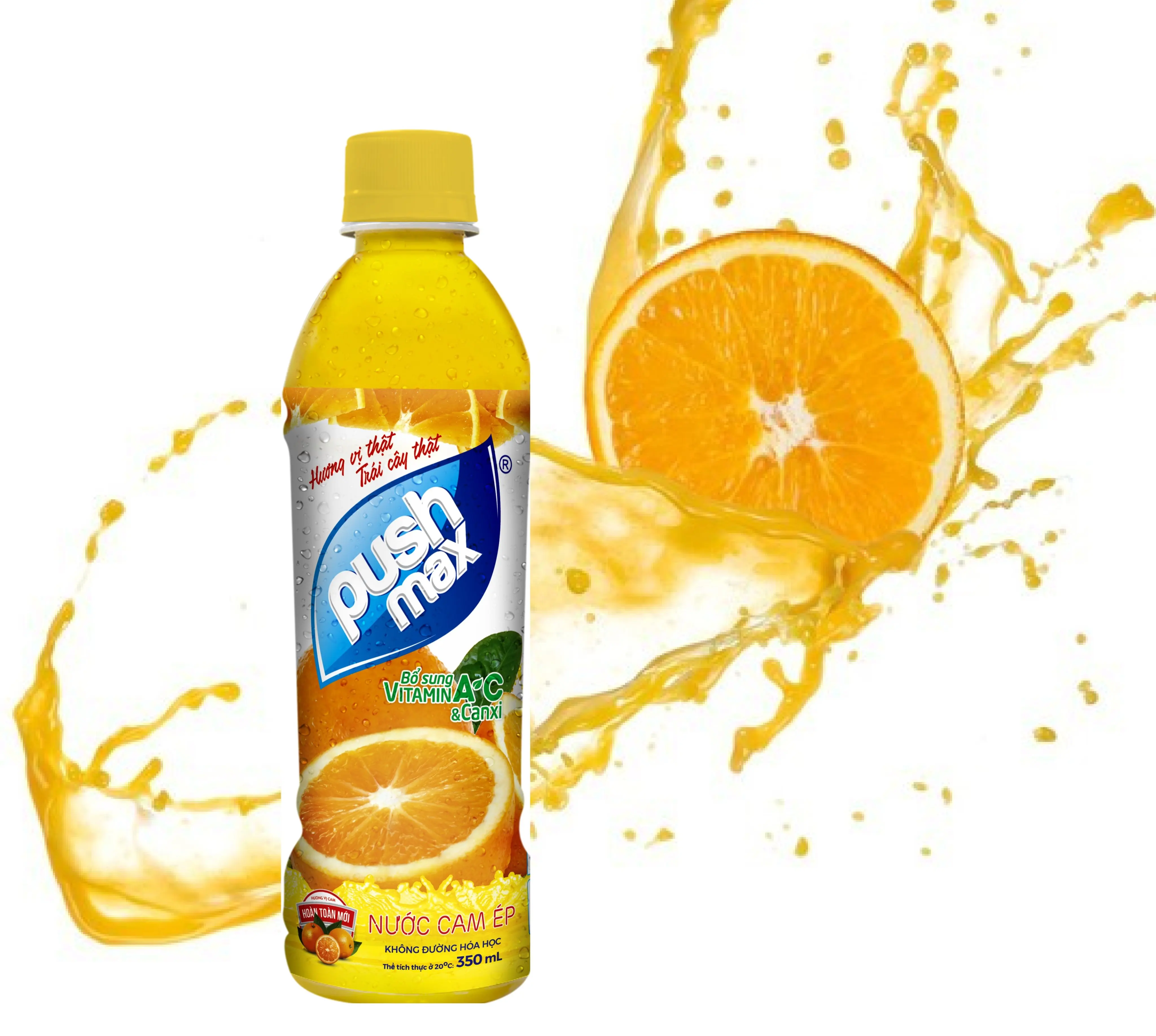 Fruit Juice 100% Juice, Orange, Strawberry, Lemon can 330ml
