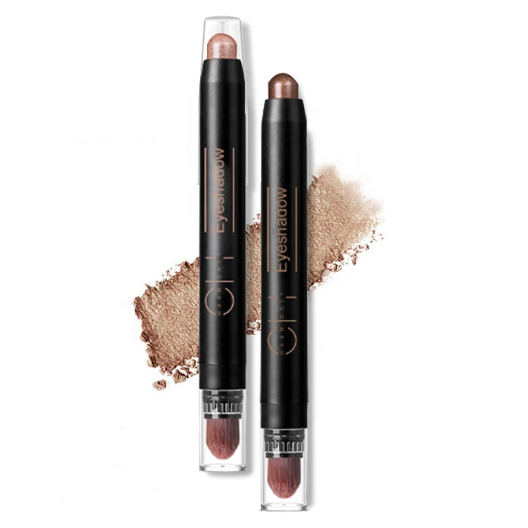 Wholesale  Personalized Eye shadow Pencil Stick Makeup eye-shadow Palette Pen Private Label