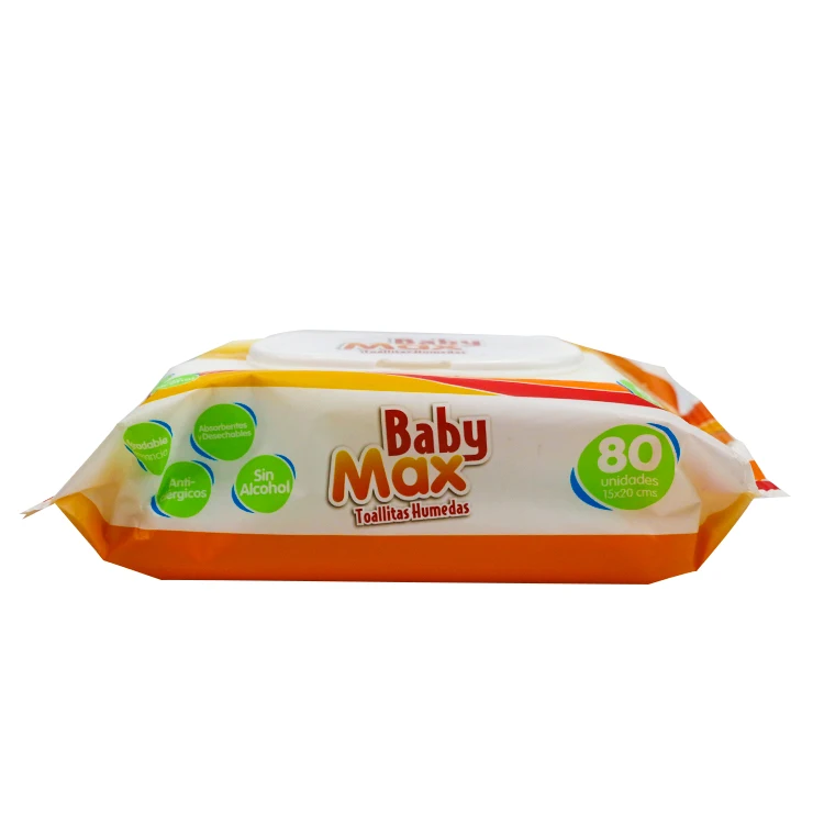 OEM Factory Private Label Wholesale Raw Material Organic Toliet biodegradable Baby Wet water Wipes custom labeling