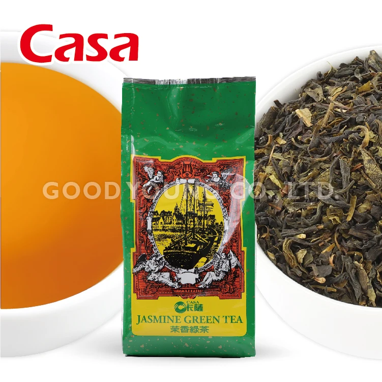 Хороший молодой чай пузырьковый ингредиенты для магазина Boba зеленый с листьями жасмина