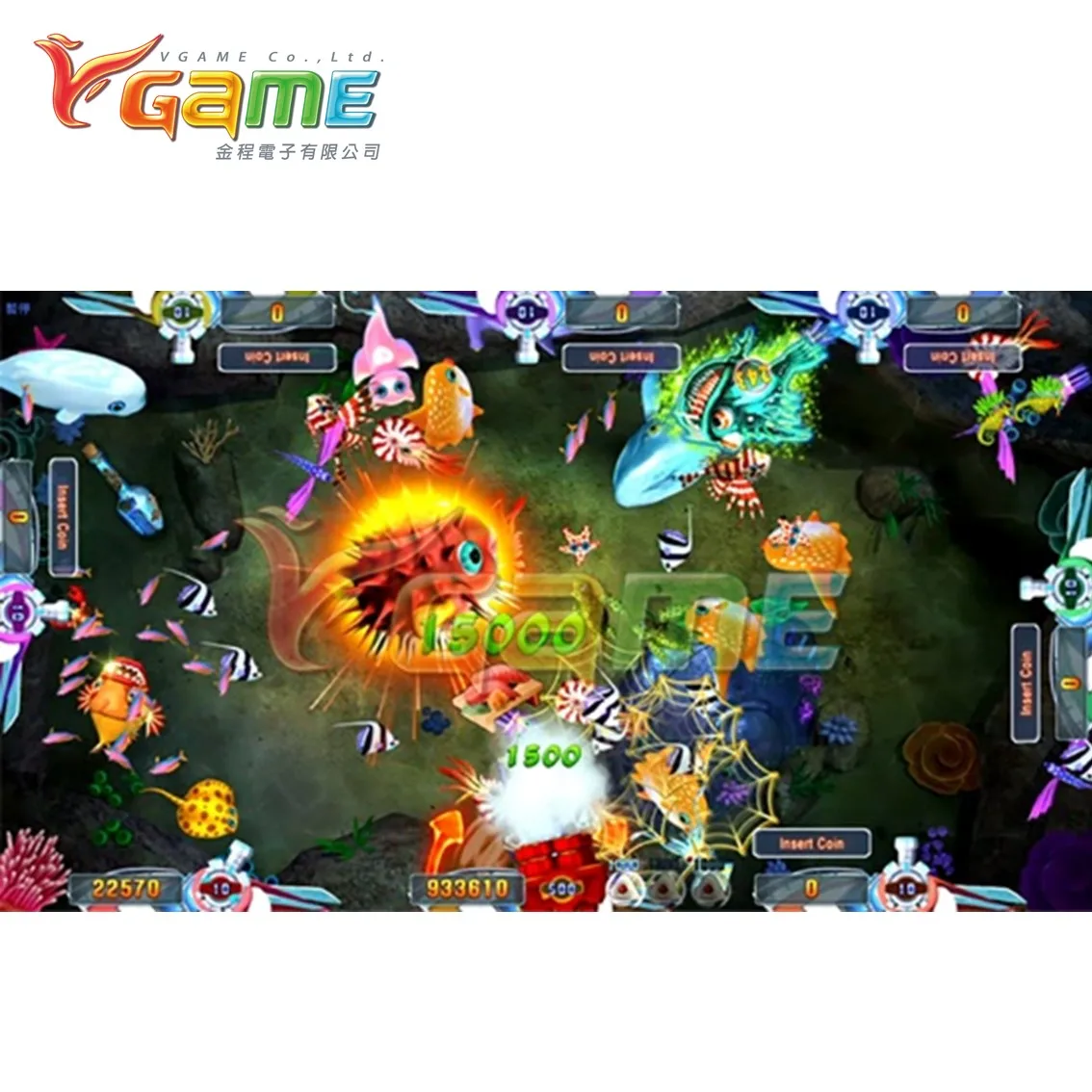 Игровой декодер VGAME Fish для игровой машины с монетами